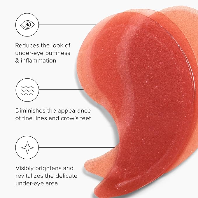 DRMTLGY Brightening Eye Masks (30 Pairs) - Caffeine Eye Masks for Dark Circles and Puffiness with Hyaluronic Acid, Eye Patches for Puffy Eyes-BrightBean Baby