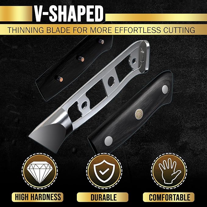 SliceElite Elite Series 7 Inch Santoku Knife VG10 Damascus Steel G10 Handle Dual Protection Cutting Kitchen Tool Sharp Vegetable Meat Chopping BBQ Chef Slicing Cleaver Cooking Camping Butcher Gift