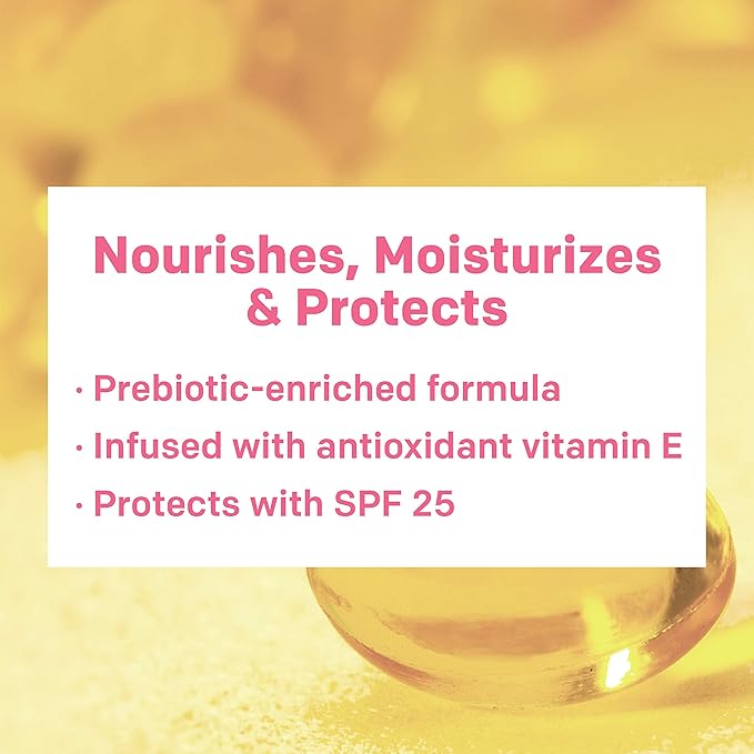 Almay Skin Perfecting Healthy Biome Foundation Makeup with Prebiotic Complex SPF 25, Hypoallergenic, Fragrance Free, 140 Golden, 1 fl. oz. (Pack of 3)-BrightBean Baby