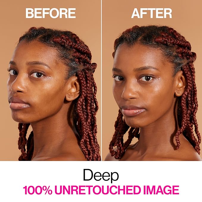 wet n wild Bare Focus Skin Tint, 5% Niacinamide Enriched, Buildable Sheer Lightweight Coverage, Natural Radiant Finish, Hyaluronic & Vitamin Hydration Boost, Cruelty-Free & Vegan - Deep-BrightBean Baby