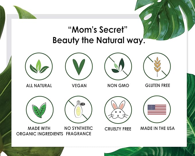 Mom's Secret 100% Natural Concealer, Organic, Vegan, Gluten Free, Cruelty Free, Made in the USA, 0.11 oz. (Erase 02)-BrightBean Baby