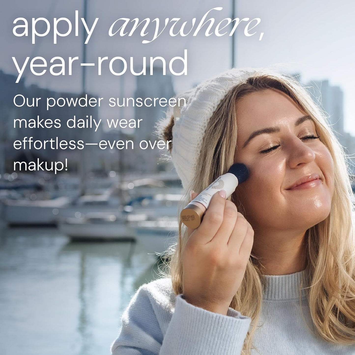 Brush On Block Mineral Sunscreen Powder Refill, Natural Broad-Spectrum SPF 50, Safe for Sensitive Skin, UVA UVB Face Protection, Reef Friendly (Translucent - Refill)-BrightBean Baby