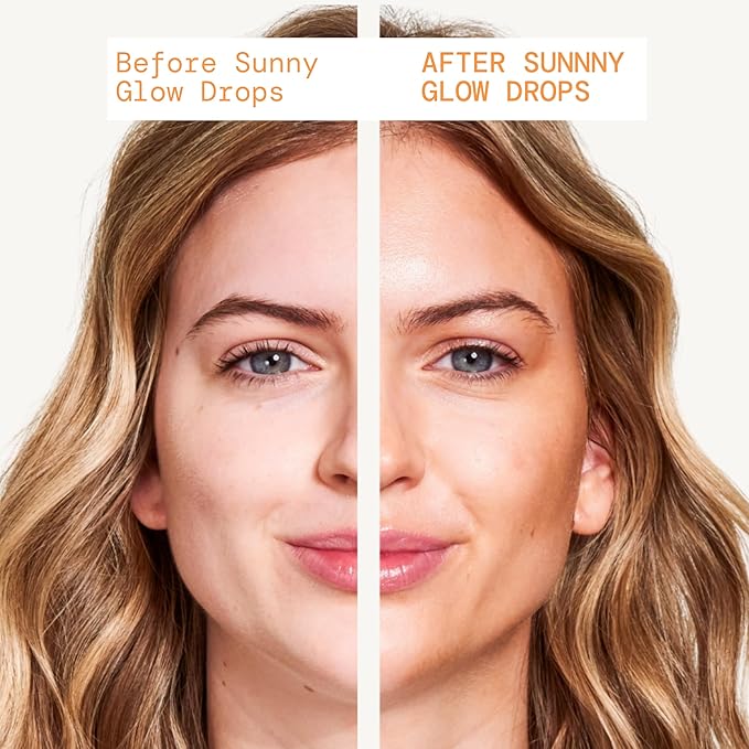 Pacifica Sunny Glow Liquid Face Bronzer Drops - Face Makeup Bronzing For Face & Cheeks for Instant Sun-Kissed Glow - Vitamin C & Glycolic Acid Infused Liquid Bronzer Illuminating Highlighting Clean-BrightBean Baby