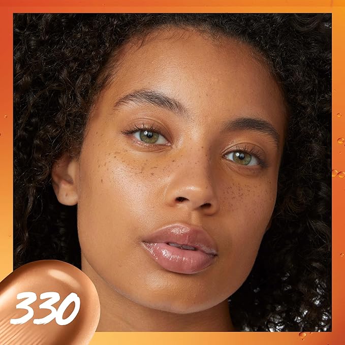 Maybelline Super Stay Up to 24HR Skin Tint, Radiant Light-to-Medium Coverage Foundation, Makeup Infused With Vitamin C, 330, 1 Count-BrightBean Baby