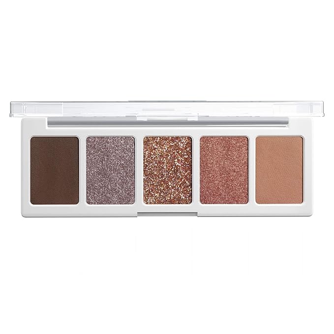 wet n wild Color Icon Eyeshadow Makeup 5 Pan Palette, Matte, Shimmer, Metallic, Long Wearing, Rich Buttery Pigment, Cruelty Free - Camo-flaunt-BrightBean Baby