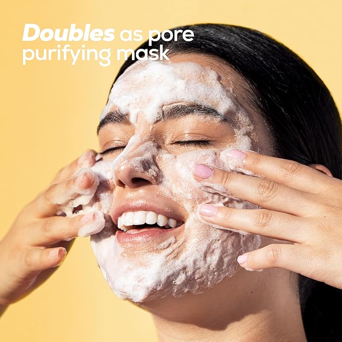 Hanhoo Pore Cleanser with Niacinamide, 6.76 Fl. Oz., 2-in-1 Facial Cleanser and Mask, with Niacinamide and Salicylic Acid, Clears Clogged Pores, Makeup-Remover, Exfoliating Face Wash, Korean Skincare-BrightBean Baby