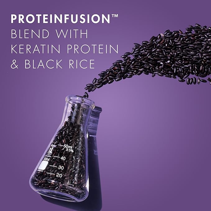 Nexxus Keraphix Shampoo With ProteinFusion for Damaged Hair Keratin Protein, Black Rice, Silicone-Free 33.8 oz-BrightBean Baby
