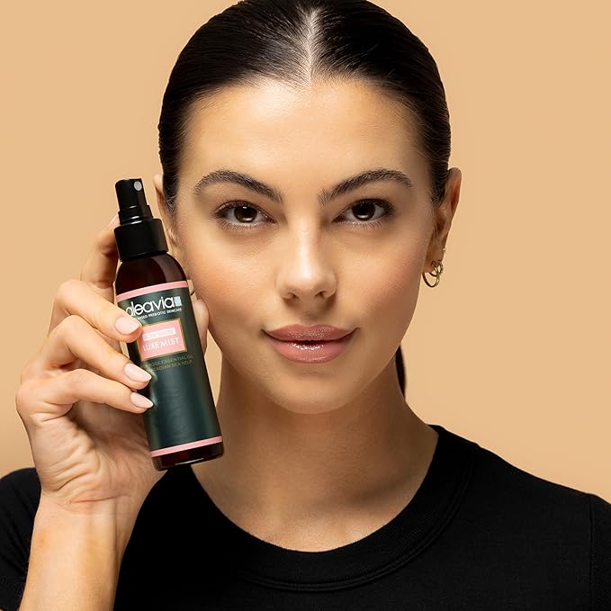 Aleavia Organic Rose Water Spray for Face - All-Natural, Hydrating Luxe Face Mist and Toner - Nourishing and Anti-Aging Prebiotic Formula for All Skin Types - Vegan & Cruelty-Free - 4 oz (118 ml)-BrightBean Baby