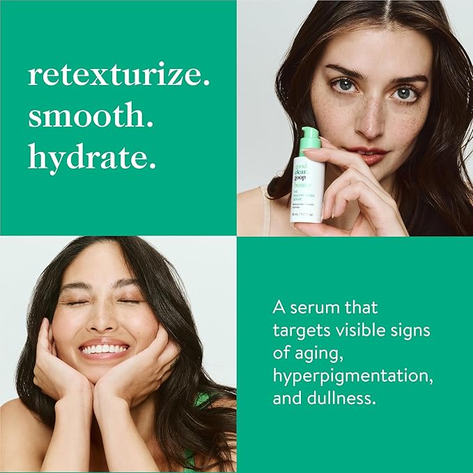 good.clean.goop beauty The Healthy Aging Serum | Facial Serum with Tranexamic Acid, Shikimic Acid & Goji Berry Oil | Serum to Help Smooth Wrinkles and Fine Lines | Anti-Aging Serum | Vegan | 1 Fl oz-BrightBean Baby