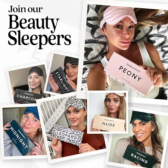 Pure Silk Sleep Mask [100% 6A Mulberry Silk, 22 Momme] Light Blocking Travel Essentials. Eye Masks for Sleeping. Black Oeko-Tex Blindfold. Eye Covers for Men & Women-BrightBean Baby