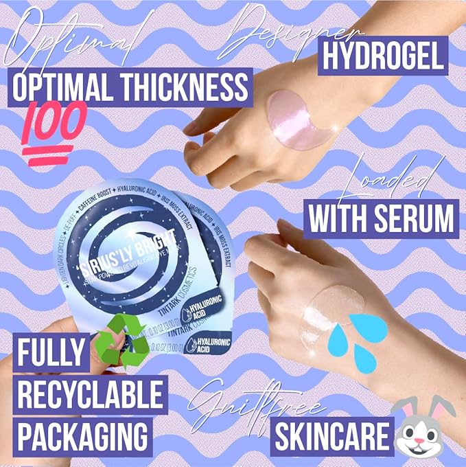 DIAMOND GAZE Under Eye Patches 28 Pairs, Rejuvenate Eye Area, Soothing Hydrate Brighten Skin, Plumps Fine Lines, Hydrogel Eye Mask with Retinol, Niacinamide and Polyglutamic Acid, Eye Gel Pads-BrightBean Baby