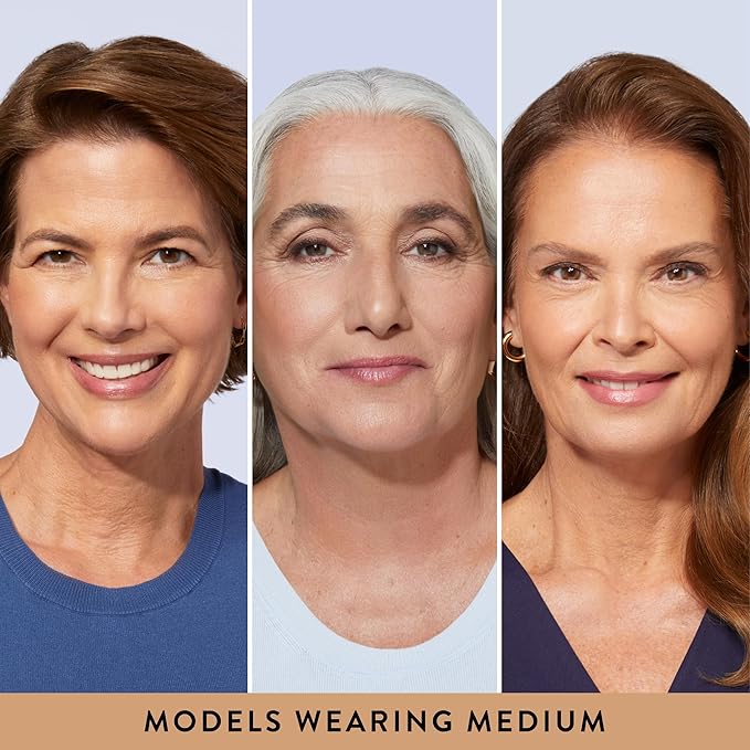 LAURA GELLER NEW YORK Baked Balance-n-Brighten Foundation with Kabuki Brush Makeup Set, Medium-BrightBean Baby