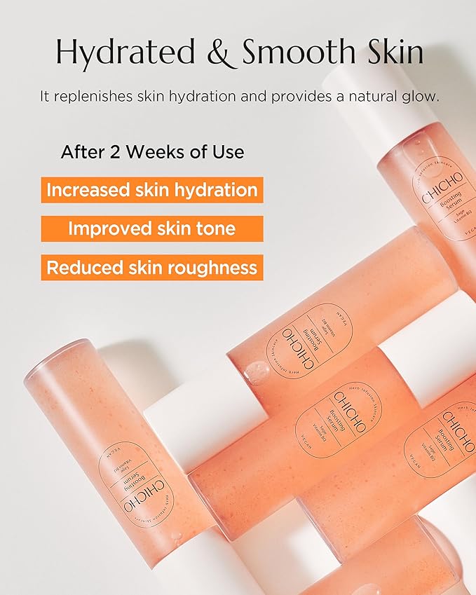 CHICHO Boosting Serum - Korean Face Spray Essnece with 88% Sage Leaf Water Vitamin B12 Niacinamide - Glow Skin Hydrating Sensitive Skin Vegan Clean Formula, 3.38 fl.oz.-BrightBean Baby