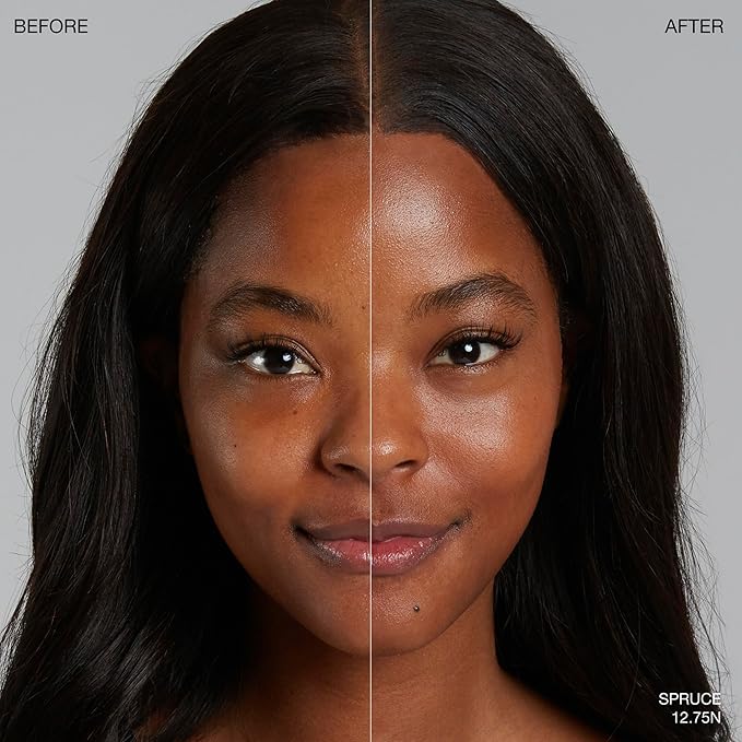 Ogee Sculpted Complexion Foundation Stick (Spruce 12.75N - Deep, Bronze Undertones) Full Coverage Foundation Makeup - Instantly Balance & Even Complexion - 70% Organic Ingredients-BrightBean Baby