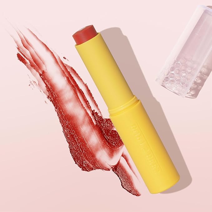 Burt’s Bees Back To School Dorm Essentials, Tinted Boosted Balm, Rose Knows, Hydrating Tinted Lip Balm with Vitamin C, E, and F Core, 24 Hour Lip Moisturizer, 100% Natural Origin, 1 Count, 0.16oz-BrightBean Baby