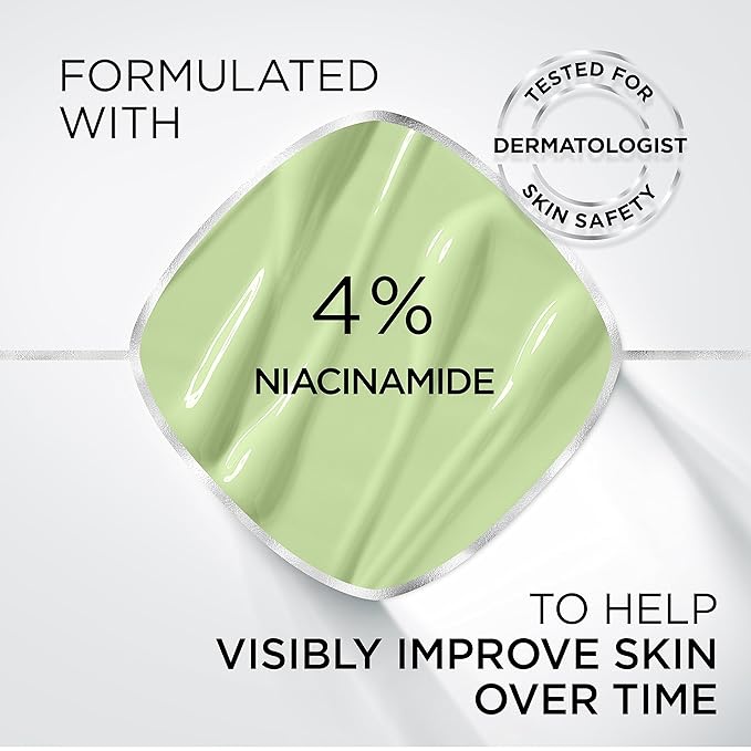 L'Oreal Paris Prime Lab Up to 24H Redness Eraser Face Primer Infused with Niacinamide to Reduce Face Redness and Extend Makeup Wear, 1.01 Fl Oz-BrightBean Baby