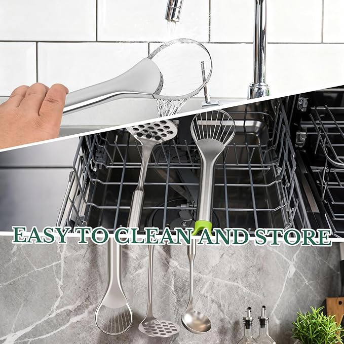 Avocado Slicer Tool Set,Stainless Steel Avocado Cutter Tool and Avocado Masher Tool,Quickly Slices Thinly and Masher,Suitable for Avocados,Potatoes,Dragon Fruit and Other Fruits Vegetables