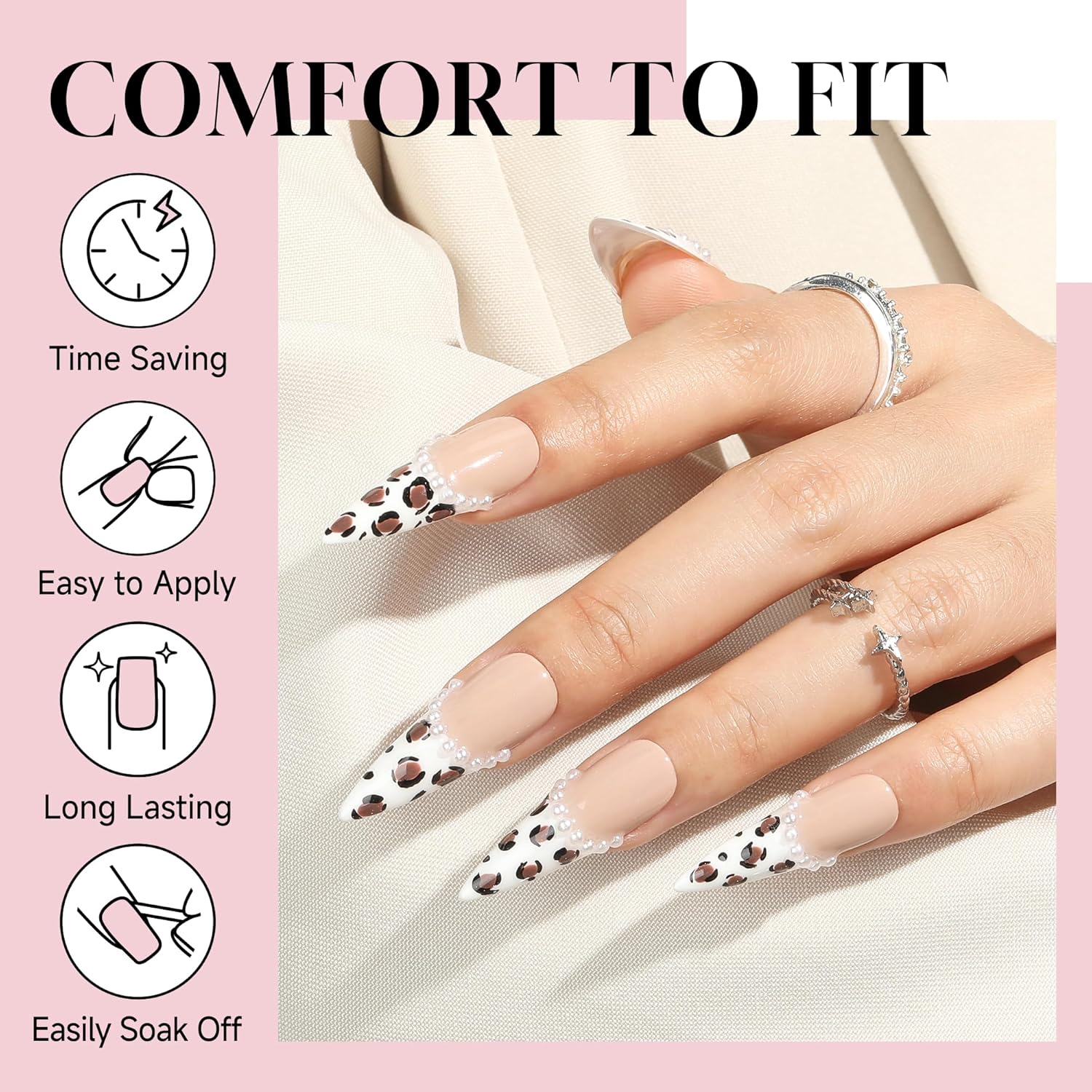 Long Stiletto Nail Tips: 240pcs Long Almond Matted Stiletto Gel Nail Tips No C Curve False Acrylic Fake Nails Full Cover Press On Nails Extensions DIY Home Salon 12 Sizes-BrightBean Baby