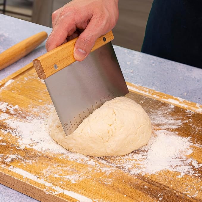 Banneton Bread Proofing Basket, Set 2 Size Sourdough Starter Kit, Sourdough Bread Baking Supplies, Bread Making Supplies Tools (Ovan)