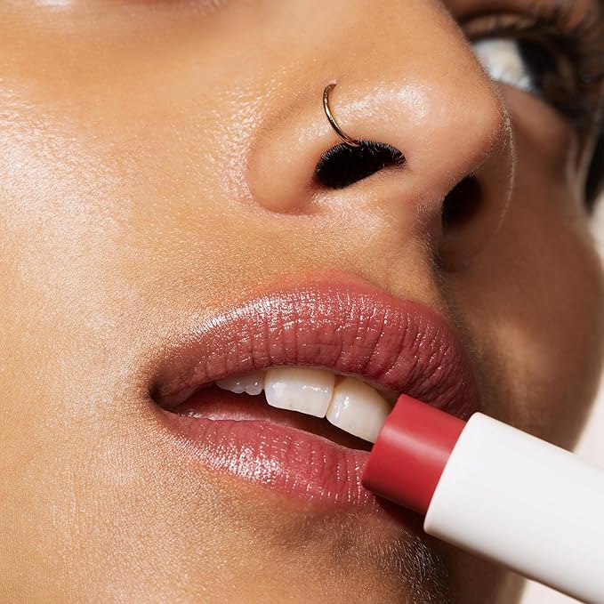 Melixir Vegan Lip Butter #10 Flutter (+11 more colors), Deep Nourishing Tinted Lip Balm for Dry Lips, Bee-Free, Petrolatum-Free, Plant-Based, Hydrating for Cracked and Chapped Lips, Travel Essentials-BrightBean Baby