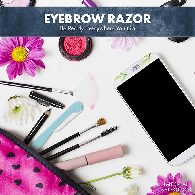 Eyebrow Razor | Facial Hair Remover Women | Dermaplaning Blades for Face | Eyebrow Hair Remover | Shaper & Razors Women | Free Eyebrow Pencil Black-BrightBean Baby
