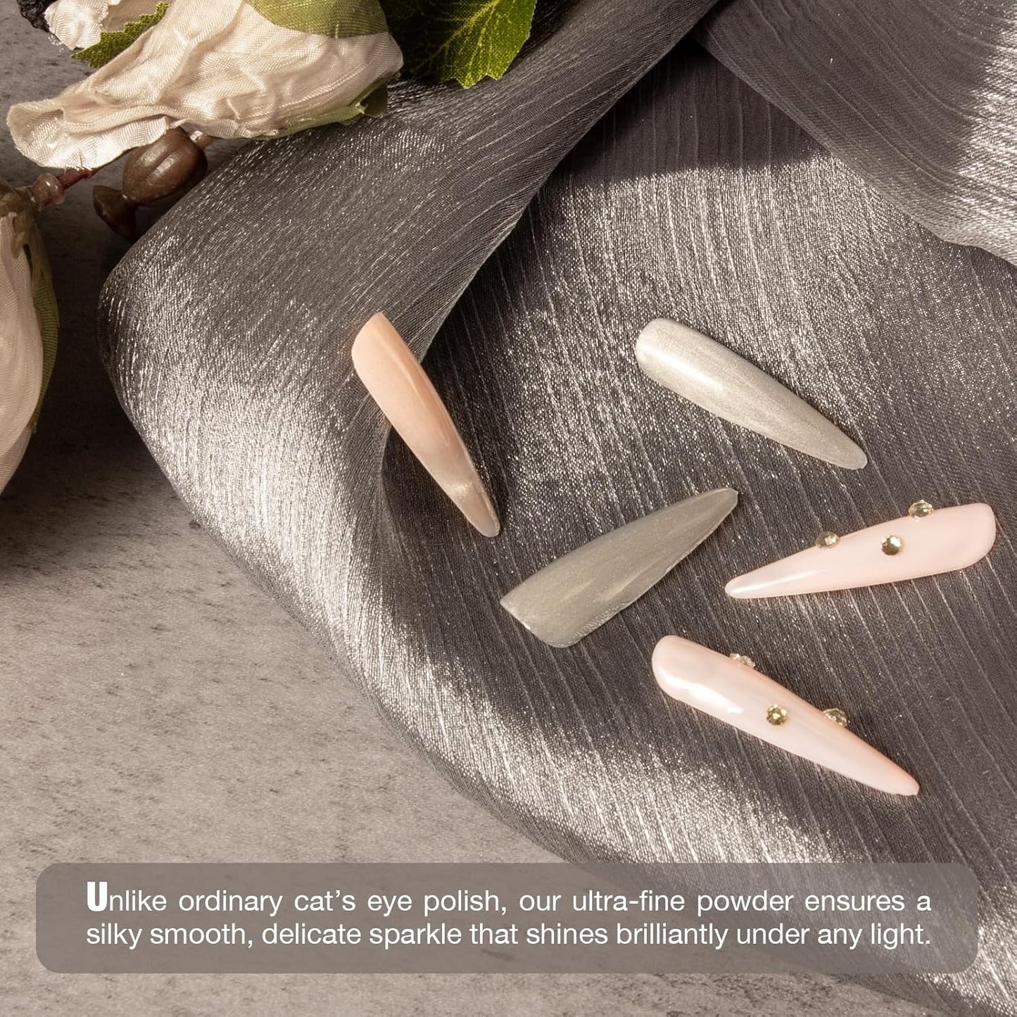 Cat Eye Gel Nail Polish with Magnet Stick, 15ml Magnetic Gel, Create Stunning Cat Eye Effects for DIY Manicures, Long-Lasting, Salon-Quality Finish, Frosted Vision-BrightBean Baby