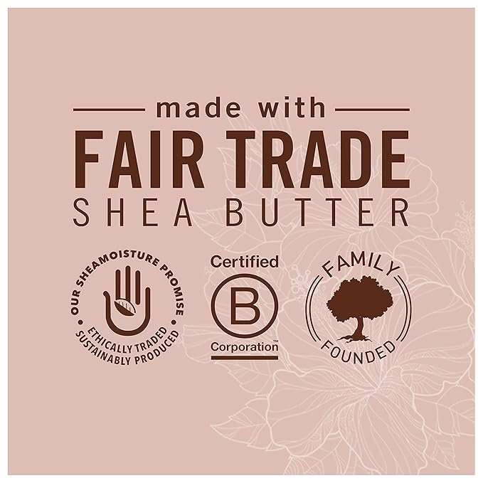 SheaMoisture Curl & Style Milk Coconut & Hibiscus with Silk Protein & Neem Oil for Thick, Defined, Curly Hair Fair Trade, Sulfate-Free 8 oz-BrightBean Baby