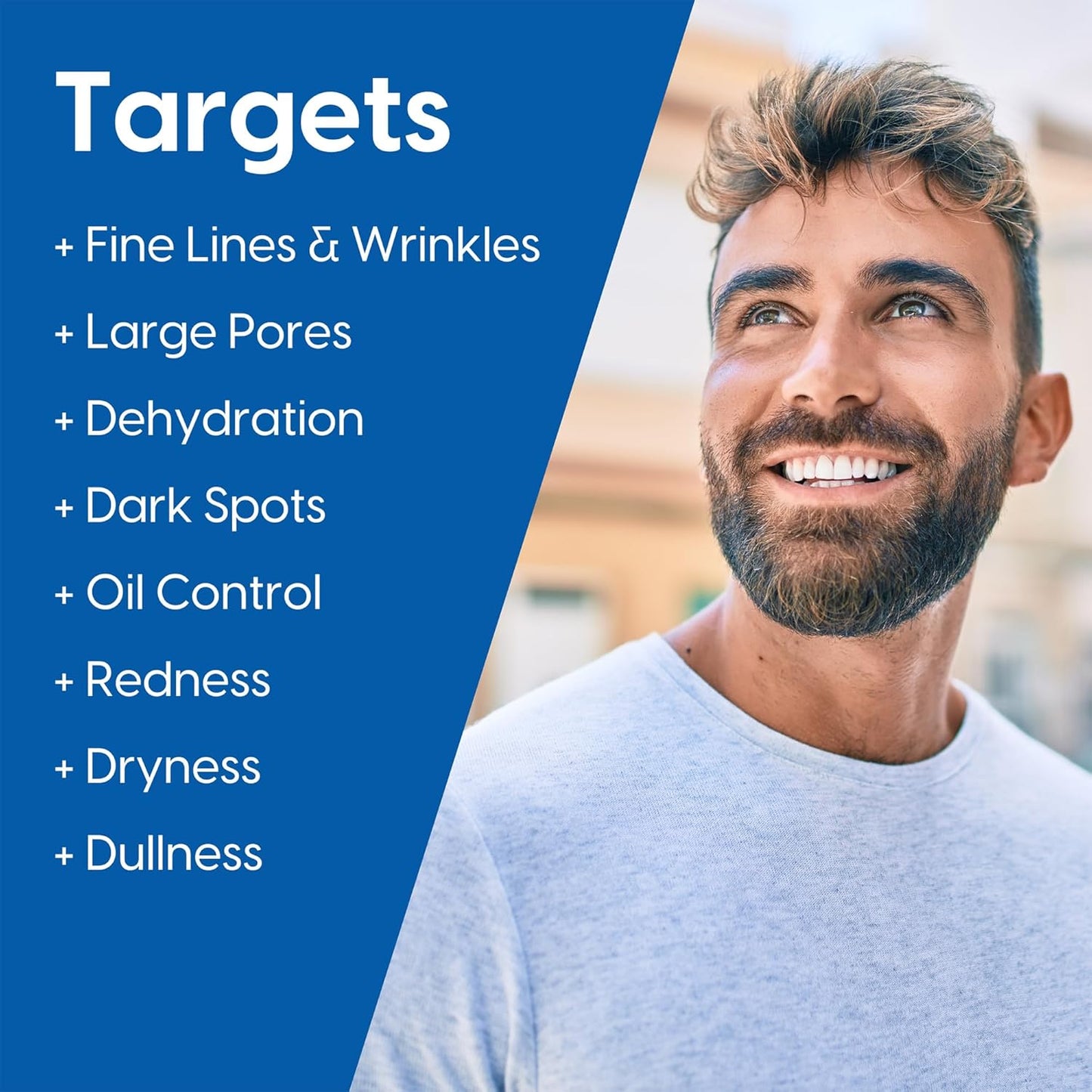 Strive Mens Face Moisturizer, Dark Circle Brightening, Anti Aging Mens Face Lotion with 4% Niacinamide+, Hyaluronic Acid & Ceramides, Hydrating Fragrance Free Skin Care Face Cream - 1.7 fl oz.-BrightBean Baby