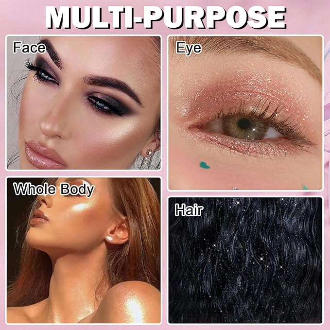 White Highlighter Makeup Palette Face Highlighter Powder Iluminadores De Maquillaje Narutal Shimmer Glitter Highlighter Contour Powder Makeup Palette-04 Ginger Color-BrightBean Baby