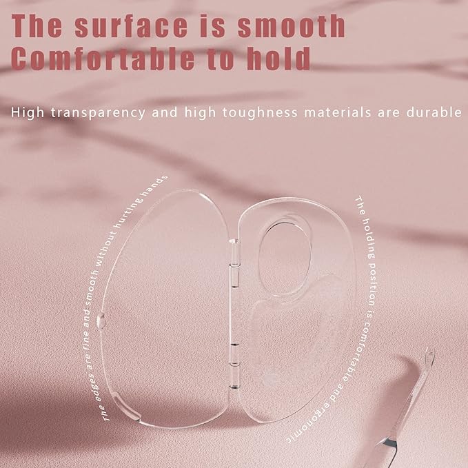 Color Palette can be 180 Degrees fold to Receive Liquid Base Makeup Color Palette Transparent Acrylic Powder Chassis Palette Nail Eyeshadow Eyelash Professional Makeup Color Palette-BrightBean Baby