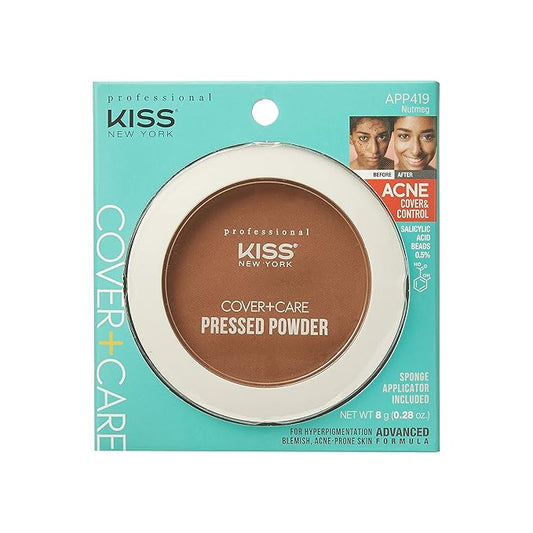 KISS Cover and Care Acne Control Pressed Powder- APP419 (Nutmeg)-BrightBean Baby