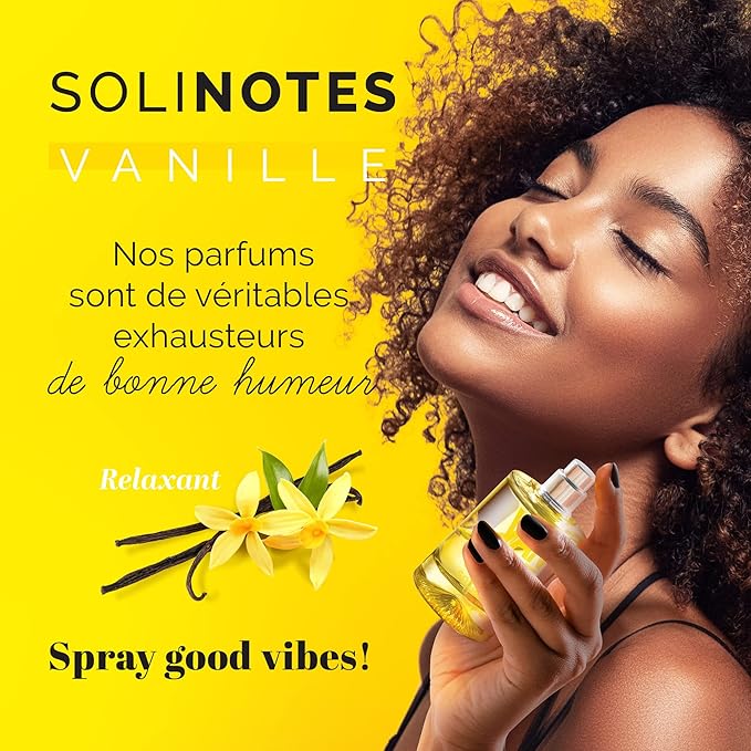SOLINOTES Vanilla Perfume for Women - Eau De Parfum | Delicate Floral and Soothing Scent - Made in France - Vegan - 1.7 fl.oz-BrightBean Baby