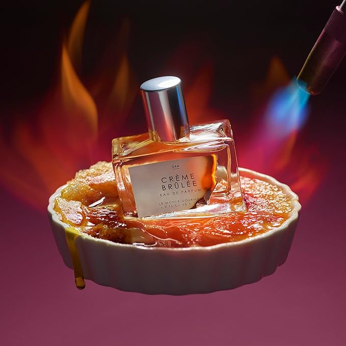 Le Monde Gourmand Crème Brûlée Eau de Parfum - 1 fl oz (30ml) - Toasted Sugar, Black Almond, Plum Perfume Notes-BrightBean Baby