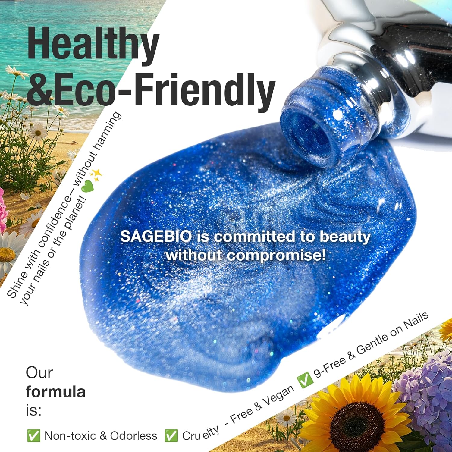 Cat Eye Gel Nail Polish, 15ml Magnetic Gel, High-Gloss Finish, Long-Lasting, DIY Manicure Kit with Magnet Stick, Stunning 3D Magnetic Effect, 05-BrightBean Baby