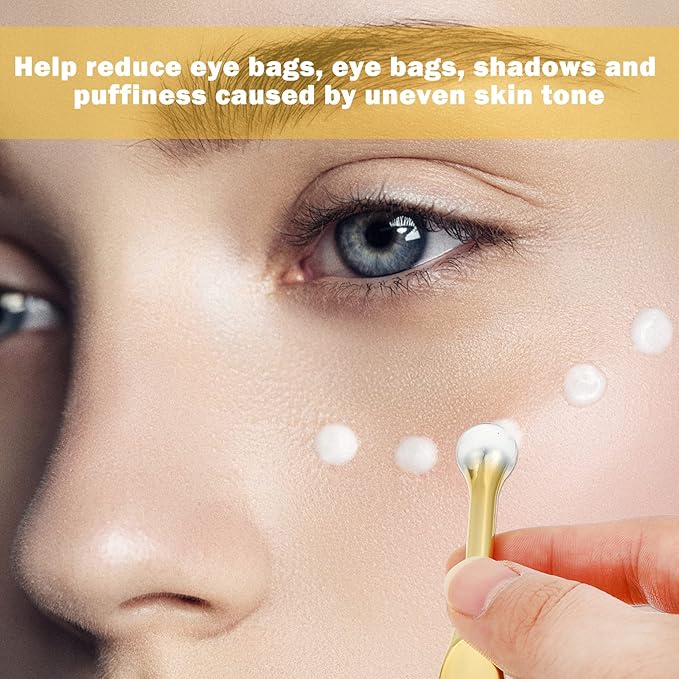 EXCEART 6pcs Metal Makeup Spatula Mini Spoon Eye Cream Massage Sticks Beauty Scoop for Facial Cosmetic Face Cream-BrightBean Baby