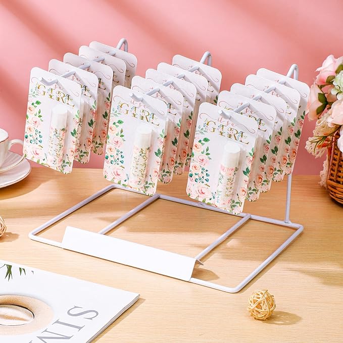 30 Sets Baby Shower Lip Balm Bulk Baby Shower Favors Pink Floral Gender Reveal Small Lip Balm wedding Thank You Gifts Honey Moisturizing Lip Balm Favors for Guest Coworkers Women Men-BrightBean Baby