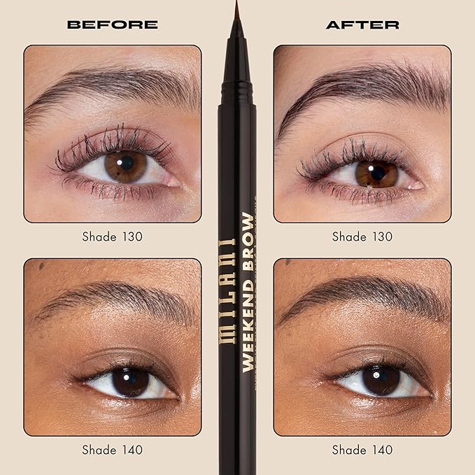 Milani Weekend Brow Eyebrow Tint - 130 Medium Brown-BrightBean Baby