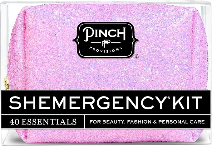 Pinch Provisions Shemergency Kit for Her, 40 Emergency Essential Items, Compact, Multi-Functional Pouch, Gift for Women, Birthday, Bachelorette Parties, and More!-BrightBean Baby