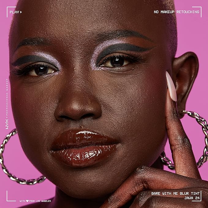 NYX PROFESSIONAL MAKEUP Bare With Me Blur Skin Tint Foundation Make Up with Matcha, Glycerin & Niacinamide - Java-BrightBean Baby