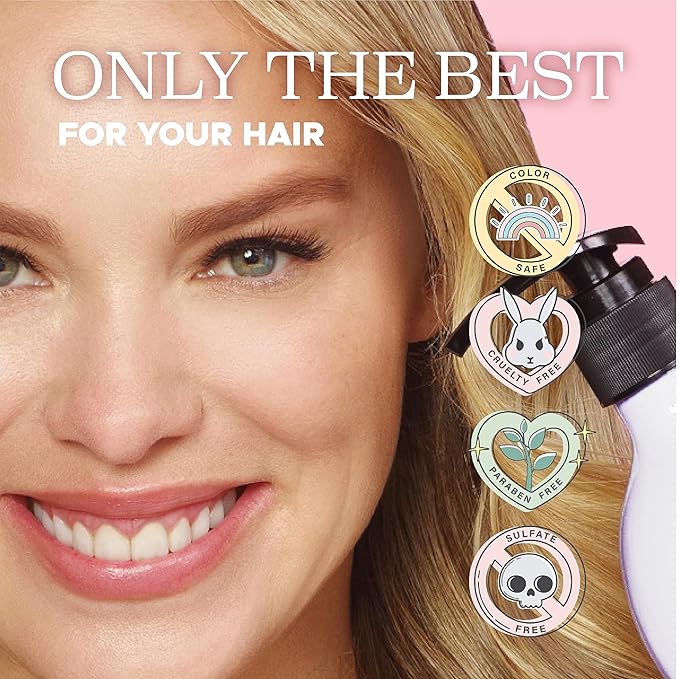 Luseta Tangle Free Routine Hair Serum Oil for Women and Men Detangling with Keratin and Argan Oil, Color Safe for Curly and Wavy Hair, Paraben & Gluten Free 3.38oz-BrightBean Baby