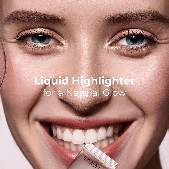 Lamel Dewy Cream BB Highlighter - Lightweight, Buildable and Luxuriously Glossy with Radiant, Natural-looking, Non-Greasy, Moisturizing, and Long-Lasting Formula for Flawless, Skin-Brightening - 401-BrightBean Baby