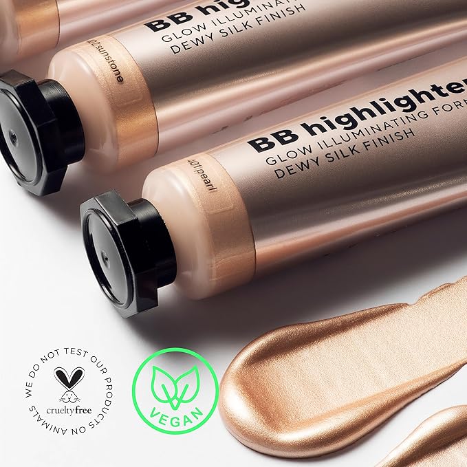 Lamel Dewy Cream BB Highlighter - Lightweight, Buildable and Luxuriously Glossy with Radiant, Natural-looking, Non-Greasy, Moisturizing, and Long-Lasting Formula for Flawless, Skin-Brightening - 402-BrightBean Baby
