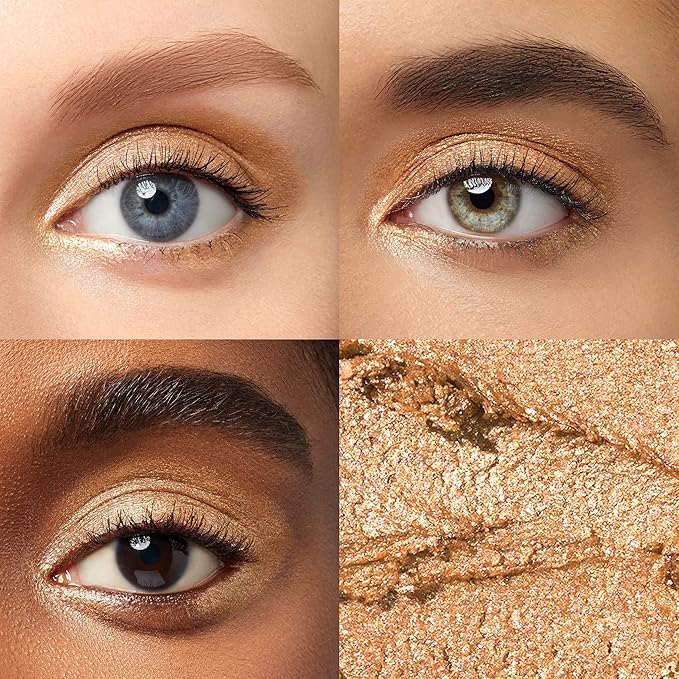 Julep Eyeshadow 101 Crème-to-Powder Waterproof Eyeshadow Stick – Warm Gold Shimmer – Long-Lasting, Crease-Proof, Golden Shimmer Cream Eyeshadow with Built-in Smudger