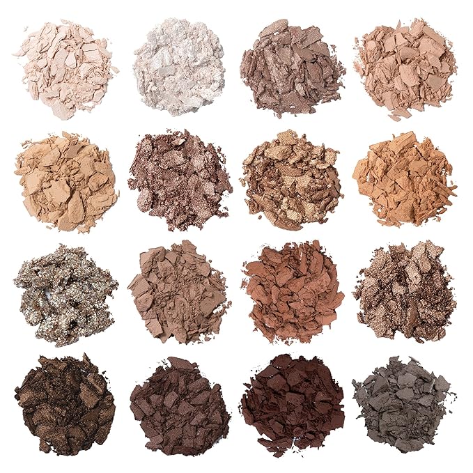 wet n wild Always Naked Palette, Nude Neutral Eye Makeup, Blendable, Warm And Cool Nude Pigments, Matte, Shimmer, Glitter, Creamy Smooth-BrightBean Baby