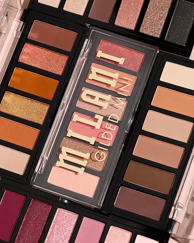 Milani Gilded Mini Eyeshadow Palette with 6 Matte & Shimmer Hues - Call Me Old-Fashioned-BrightBean Baby