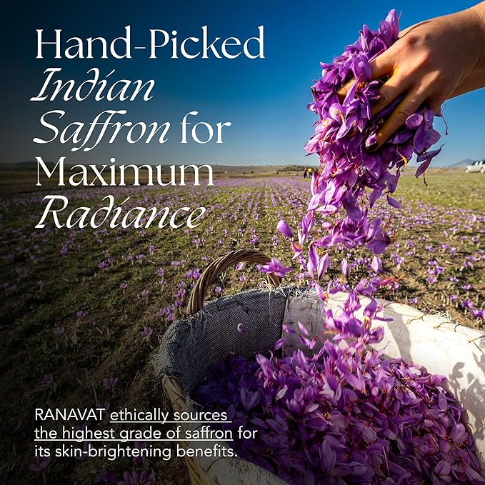 Brightening Saffron Serum - Discoloration Correcting Face Serum, Dark Spot Corrector, Vitamin C Alternative & Hyperpigmentation Treatment - Leaves Skin with a Healthy Glow (1 oz)-BrightBean Baby