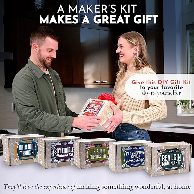 Deluxe Lip Balm Kit with Filling Tray, (77-Piece Set) For Making Your Very Own Clear & Colored DIY Lip Balms! | Includes Tubes, Bees Wax Pouch, 100% Pure Therapeutic Essential Oils & More-BrightBean Baby