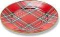 MACKENZIE-CHILDS Enamel Salad and Dessert Plate, Small Plate for Appetizers or Desserts, 8 Inches, Tartastic
