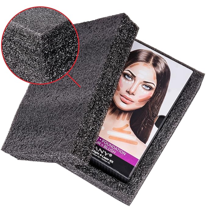 SHANY 4-Layer Contour and Highlight Makeup Kit - Set of Concealer Palette, Color Corrector, Makeup Foundation Palette, Contour Highlight, and Blush Palettes Sets-BrightBean Baby