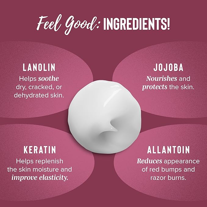 Coochy Intimate Shaving Cream | Shave Conditioner & Moisturizer for Face & Body | Ideal for Sensitive Skin Care, Anti-Bump | Island Paradise, 32 oz-BrightBean Baby